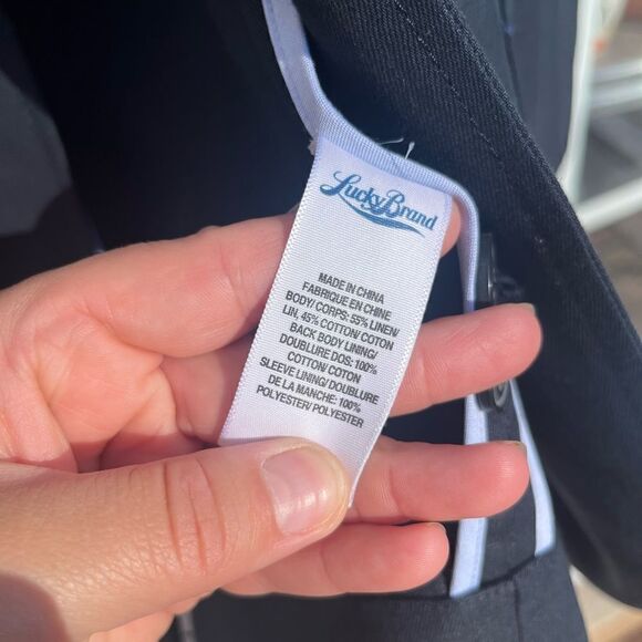 Lucky Brand Linen Suit Jacket NWT - Picture 6 of 14